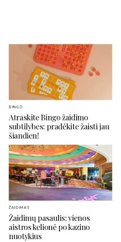Anteprima del sito prokazino.lt, media di Lituania per articoli sponsorizzati