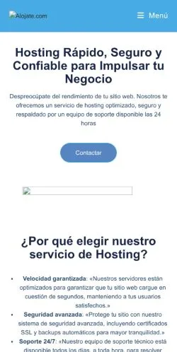 Voorbeeld van de site Alojate, medium uit Spanje voor gesponsorde artikelen