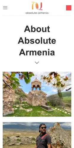 Anteprima del sito Absolute Armenia, media di Stati Uniti per articoli sponsorizzati