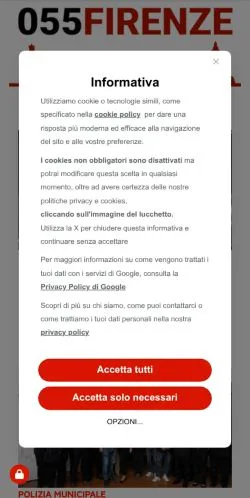 Podgląd witryny 055 Firenze, medium z kraju Włochy do artykułów sponsorowanych
