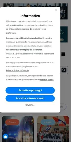 Podgląd witryny Dai Colli Fiorentini, medium z kraju Włochy do artykułów sponsorowanych