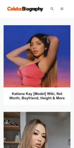 Podgląd witryny CelebzBiography, medium z kraju Stany Zjednoczone do artykułów sponsorowanych