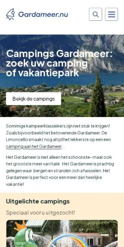Anteprima del sito Gardameer, media di Paesi Bassi per articoli sponsorizzati