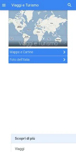 Anteprima del sito Servizi per Viaggiatori, media di Italia per articoli sponsorizzati