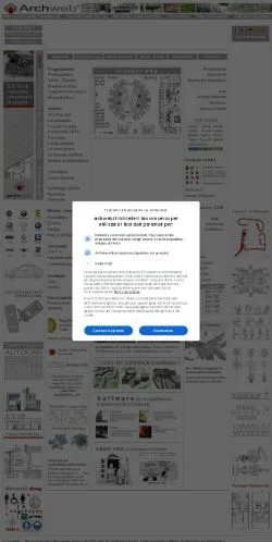 Preview of the Archweb website, a media outlet in Italy for sponsored articles