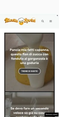 Anteprima del sito blog.ricettasprint.it, media di Italia per articoli sponsorizzati