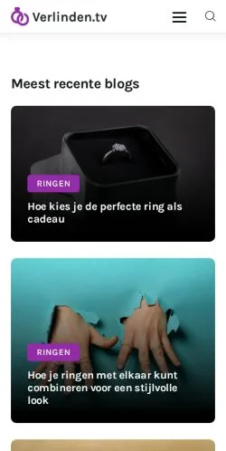 Anteprima del sito Verlinden, media di Paesi Bassi per articoli sponsorizzati