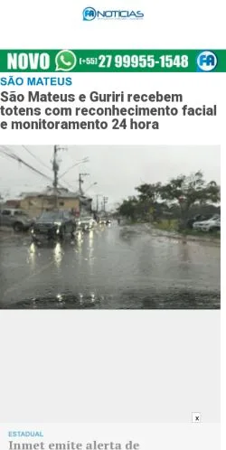 Anteprima del sito FA NOTÍCIAS, media di Brasile per articoli sponsorizzati