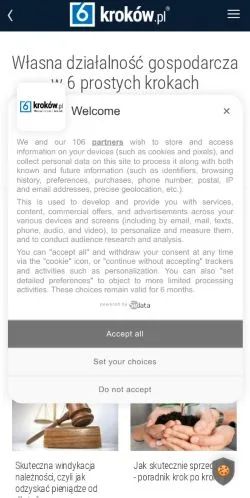 Anteprima del sito 6 Krokow, media di Polonia per articoli sponsorizzati