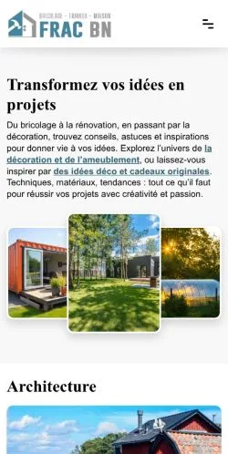 Podgląd witryny Maison Tendance, medium z kraju Francja do artykułów sponsorowanych