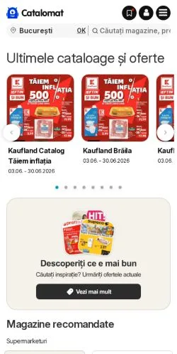 Anteprima del sito Catalomat, media di Romania per articoli sponsorizzati