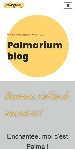 Podgląd witryny Palmarium, medium z kraju Francja do artykułów sponsorowanych