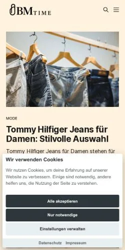 Aperçu du site BMTime, média de Allemagne pour articles sponsorisés