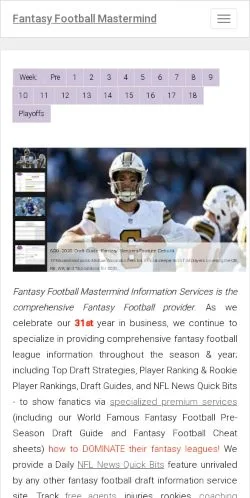 Aperçu du site FF Mastermind, média de États-Unis pour articles sponsorisés