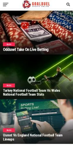 スポンサード記事向けのアメリカ合衆国メディア、Goal Duelのサイトプレビュー