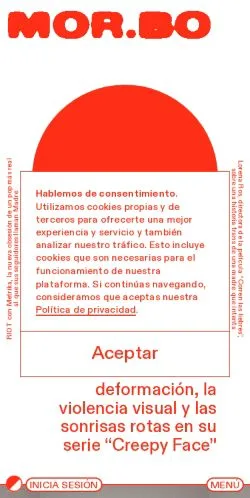 Voorbeeld van de site MOR.BO, medium uit Spanje voor gesponsorde artikelen