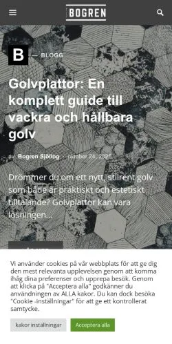 Anteprima del sito Sjöling Bogrens, media di Svezia per articoli sponsorizzati