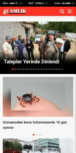 Anteprima del sito Yozgat Çamlık, media di Turchia per articoli sponsorizzati