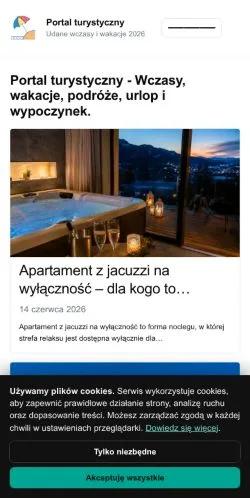 Preview of the Lasti website, a media outlet in Poland for sponsored articles