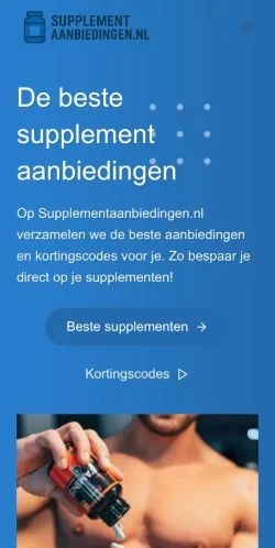 Anteprima del sito Supplementaanbiedingen, media di Paesi Bassi per articoli sponsorizzati