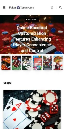 Podgląd witryny Poker Terpercaya, medium z kraju Stany Zjednoczone do artykułów sponsorowanych
