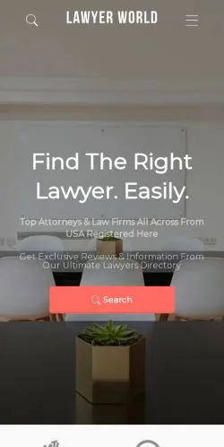 Anteprima del sito The Lawyer World, media di Regno Unito per articoli sponsorizzati
