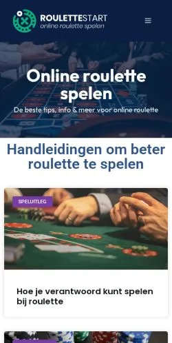 Anteprima del sito Roulette Start, media di Paesi Bassi per articoli sponsorizzati