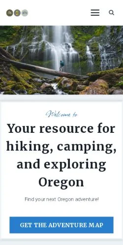 Podgląd witryny Oregon Is For Adventure, medium z kraju Stany Zjednoczone do artykułów sponsorowanych