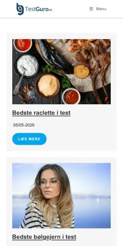 Vorschau der Website TestGuro, Medium aus Dänemark für gesponserte Artikel