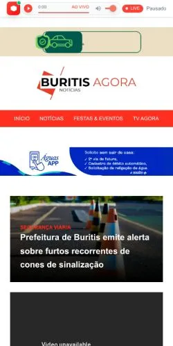 Forhåndsvisning af Buritis Agora, medie fra Brasilien til sponsorerede artikler
