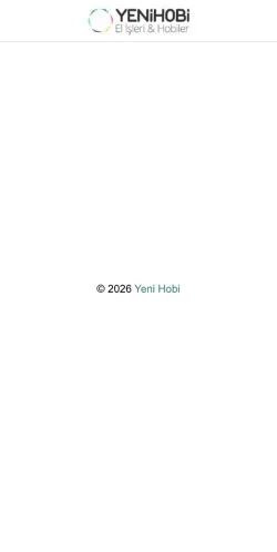 스폰서 기사용 튀르키예 매체 Yeni Hobi 사이트 미리보기