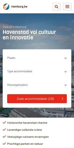 Anteprima del sito Hamburg, media di Belgio per articoli sponsorizzati