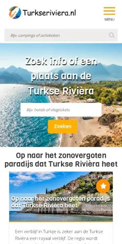 Podgląd witryny Turkse Rivièra, medium z kraju Holandia do artykułów sponsorowanych