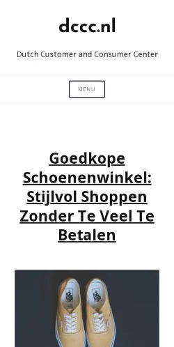 Forhåndsvisning af dccc.nl, medie fra Nederlandene til sponsorerede artikler