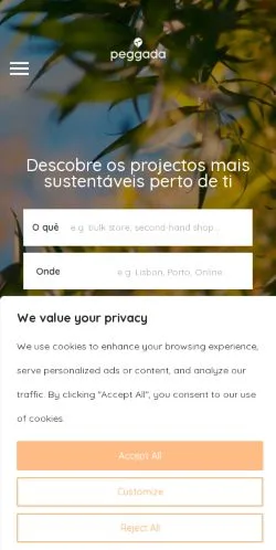 Forhåndsvisning af Peggada, medie fra Portugal til sponsorerede artikler