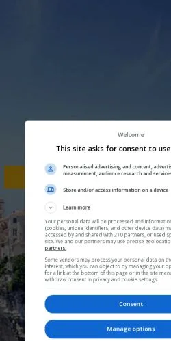Anteprima del sito Take A Trip, media di Paesi Bassi per articoli sponsorizzati