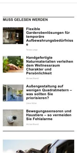 Anteprima del sito gartendervilla.de, media di Germania per articoli sponsorizzati