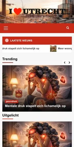 Podgląd witryny Leefbaar Utrecht, medium z kraju Holandia do artykułów sponsorowanych