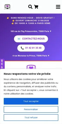 스폰서 기사용 프랑스 매체 Cyber Jay 사이트 미리보기