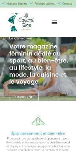 Anteprima del sito Le Canard Ivre, media di Francia per articoli sponsorizzati