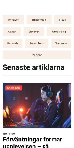 Anteprima del sito digitalskifte.se, media di Svezia per articoli sponsorizzati