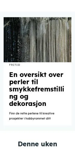 Anteprima del sito familieguider.com, media di Norvegia per articoli sponsorizzati