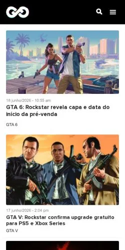 Aperçu du site Gameforfun, média de Brésil pour articles sponsorisés