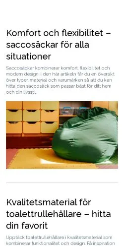 스폰서 기사용 스웨덴 매체 hemvardag.se 사이트 미리보기