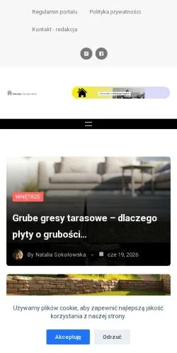 Anteprima del sito Mocnyfundament, media di Polonia per articoli sponsorizzati