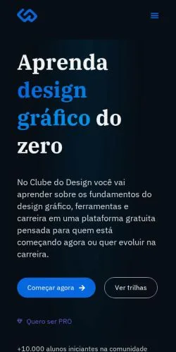 Anteprima del sito Clube do Design, media di Brasile per articoli sponsorizzati