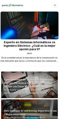 Anteprima del sito pontoinformativo, media di Stati Uniti per articoli sponsorizzati
