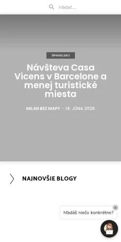 Aperçu du site Milan Bez Mapy, média de Slovaquie pour articles sponsorisés