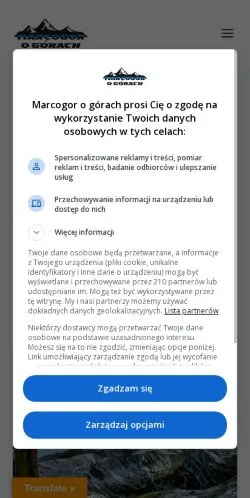 Anteprima del sito Marek Owczarz Góry, media di Polonia per articoli sponsorizzati