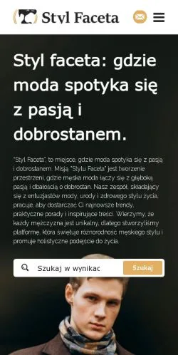 Forhåndsvisning av nettstedet Styl Faceta, medium fra Polen for sponsede artikler